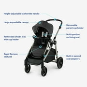 Graco Premier Modes Nest2Grow Stroller, Maison, Grey