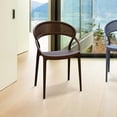 thumbnail image 2 of Compamia Sunset Dining Chair Brown, Set of 2, 2 of 6