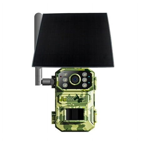 Solar Hunting Trail Camera 1080P 940Nm Infrared Night Vision Motion Activated Trigger Security Cam