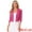 Fuchsia, variant on DARING DIVA Women's Elegant 3/4 Sleeve Mesh Sheer Cardigan Dresses M Black