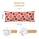 thumbnail image 3 of Fotbe Strawberries Funda para Almohada Corporal con Diseño, Funda de Microfibra Ultrasuave de 20x54 Pulgadas, Ropa de Cama Elegante, 3 of 7