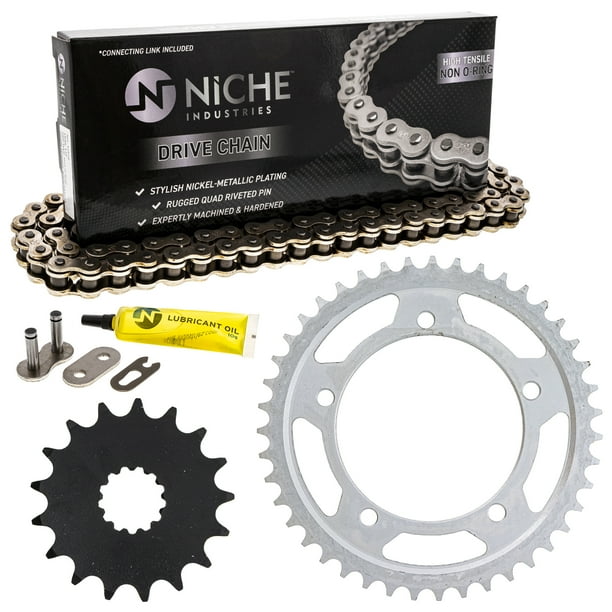NICHE Drive Sprocket Chain Combo for Triumph Bonneville 800 T100 Front