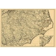 thumbnail image 3 of Lindenkohl 14x11 Black Modern Framed Museum Art Print Titled - North Carolina - Lindenkohl 1865, 3 of 5