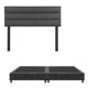 thumbnail image 2 of Box Base Cama King Size+Cabecera Logan Gris+Almohada Royal Twin+Protector Lux+Sabanas Royal+Edredon Homy, 2 of 7