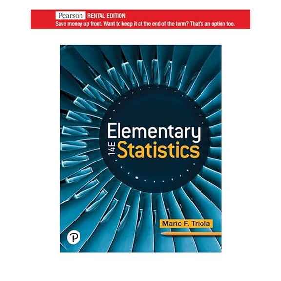Pre-Owned Elementary Statistics, 9780136803331, 0136803334, Paperback, 14 edition