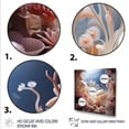 thumbnail image 3 of Designart "Surreal Dreams of Underwater Coral III" Animals Framed Wall Art - Beige Coral Living Room Framed Canvas Art, 3 of 6