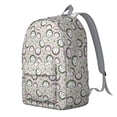 thumbnail image 2 of Cute Faces Pattern Backpack for School,Cute School Bag,Schoolbag with Adjustable Shoulder Straps & Padded Back,15.7"x11.8"x5.5", 2 of 5