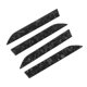 thumbnail image 3 of Embellecedor de Cubiertas de Manija de Puerta lateral de fibra de carbono seco para modelo x 2016-2021, 3 of 7