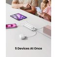 thumbnail image 3 of Cargador portátil Coowisty Slim Power Bank de 10000 mAh, blanco, 3 of 8