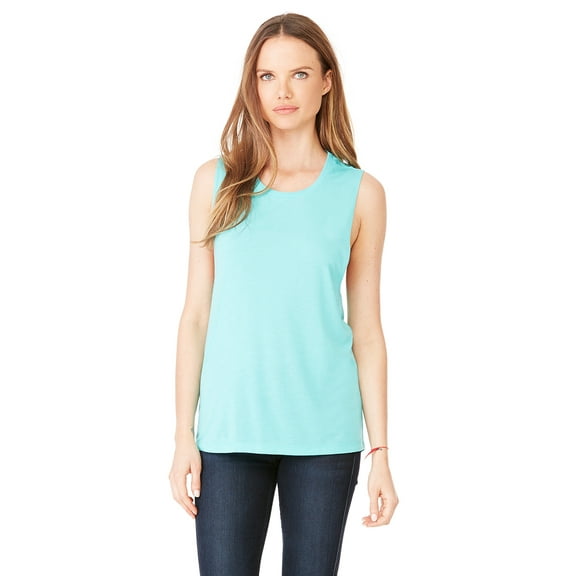 Bella   Canvas - Women'S Flowy Scoopneck Muscle Tank - 8803