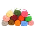 thumbnail image 2 of Hilo de algodón de leche Nikou 12 colores, hilo suave y cálido para tejer a crochet, 2 of 9