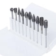 thumbnail image 3 of 10Pcs Forme Mixte en Acier YG8 Carbure Fraises Rotatives Ensemble Diamètre 3mm, 3 of 7