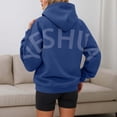 thumbnail image 4 of Oversize Letter Print Hoodie Sweatshirts Long Sleeve Drop Shoulder Loose Pullover Shirts With Pocket Y2K Streetwear Fall Clothes, 4 of 7