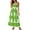 Green #10, variant on bbyeadc Boho Dresses for Women Spring White Textured Chest Smocked Maxi Dress Comfy Spaghetti Strap Adjustable Pleated Dresses Women Smocked Midi Dress Casual Floral Beach Dress, White S