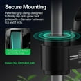 thumbnail image 5 of VIVOSUN AeroWave E6 Gen2, Grow Tent Clip Fan 6”, EC Motor, Smart Control, Powerful Oscillating Fan, Local Timer, Weatherproof IP54, for Hydroponics Circulation Cooling, Black, 5 of 9