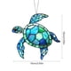 thumbnail image 3 of Llavero de tortuga acrílica con tarjeta de cuentos - Decoración para el árbol de Navidad que capta la luz y regalo pensado para mujeres, 3 of 6