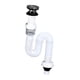 thumbnail image 5 of Tubo de drenaje del fregadero de la cocina Tubo de drenaje del lavabo Tubo de manguera de extensión expandible flexible universal para el baño del, 5 of 9