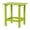 Lemon Green, variant on XiHuaZhaoChen Outdoor Side Table, HDPE, Weather , Square End Table for Your Patio, Backyard, Balcony,Porch, Garden, Deck ,Lemon Green