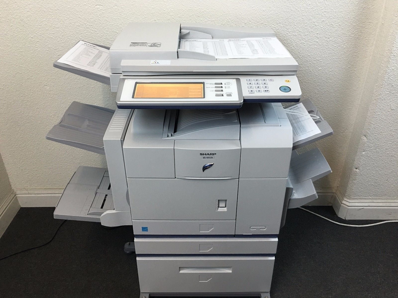 sharp copiers mx-704 on manual