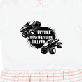 thumbnail image 4 of Inktastic Future Monster Truck Driver Girls Toddler Dress, 4 of 5