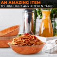 thumbnail image 5 of Juego de 6 ensaladeras de madera – Cuencos decorativos para cocina, cuencos grandes para servir para entretener, pequeños cuencos para aperitivos, sopa, frutero de 8 pulgadas para mostrador de cocina,, 5 of 5