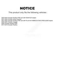 thumbnail image 2 of SIM Front Rear Semi-Metallic Brake Pads Kit for Car Chrysler Pacifica Grand Caravan Voyager KSM-100509, 2 of 8