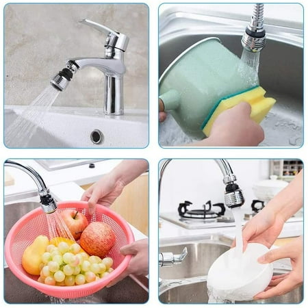 Four piece kitchen faucets