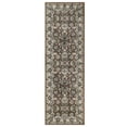 thumbnail image 2 of Superior Lille Traditional Floral Indoor Runner Rug, Brown, 2' 7" x 12', 2 of 8