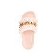 thumbnail image 6 of Victoria K Women's Faux Fur w/Chain Slider Slipper, 6 of 7
