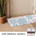 thumbnail image 3 of Blue and Pink Christmas Snowflake Pattern Door Rugs,Washable Non Slip Door Mats Indoor,Decorative Door Mats,Entry Mat Indoor for Entrance,Bedroom,Kitchen,Bathroom,16"x47", 3 of 6