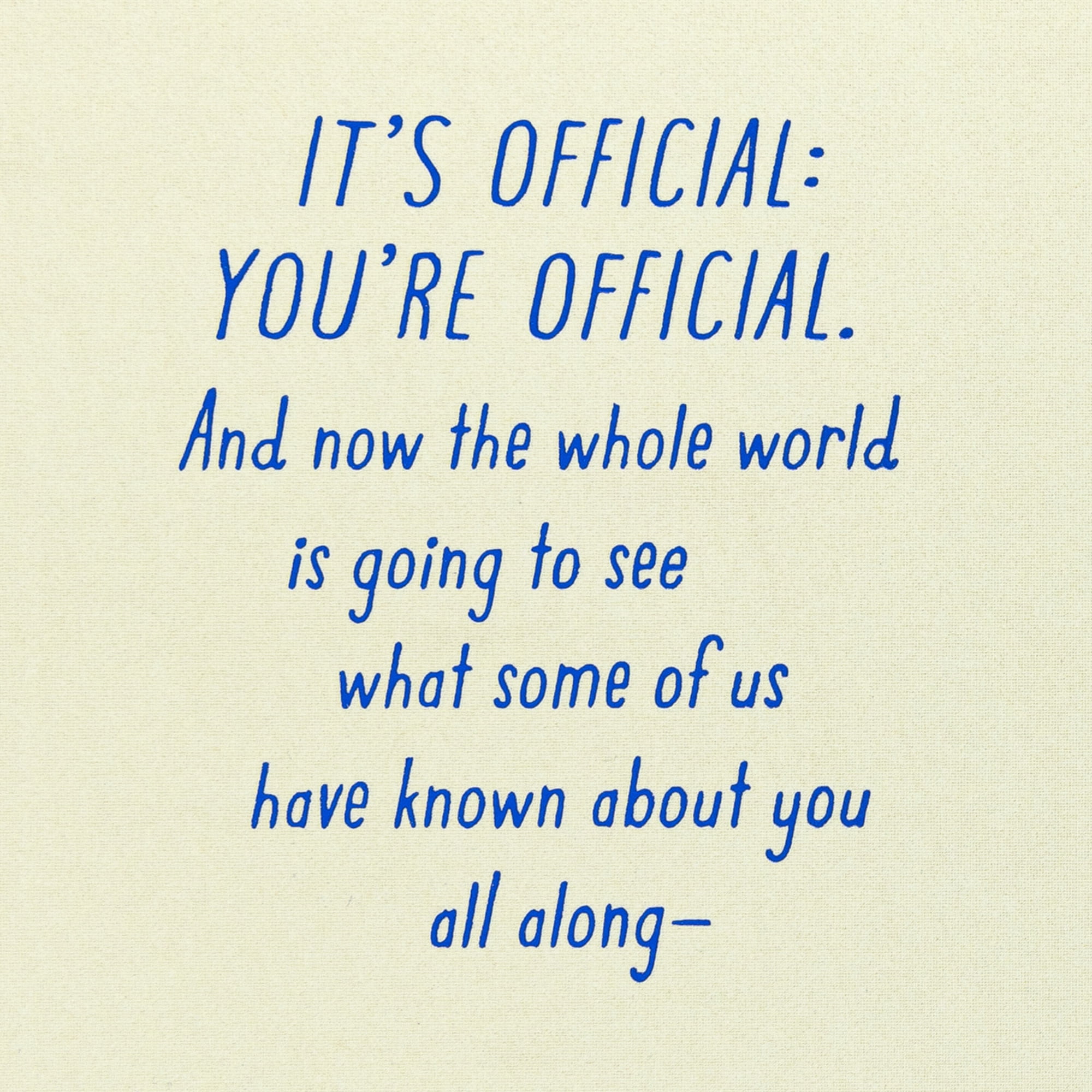 Hallmark 21st Birthday Card (You're Awesome)