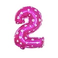 thumbnail image 1 of Unique Bargains 16' Birthday Wedding Party Decor Foil Number 2 Design Helium Balloon, 1 of 3