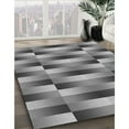 thumbnail image 2 of Ahgly Company Indoor Square Patterned Gray Dolphin Gray Area Rugs, 6' Square, 2 of 6