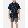 thumbnail image 2 of Visive Mens Big And Tall Short Sleeve Button Shirt, Printed Banana Shirts, 2 of 11