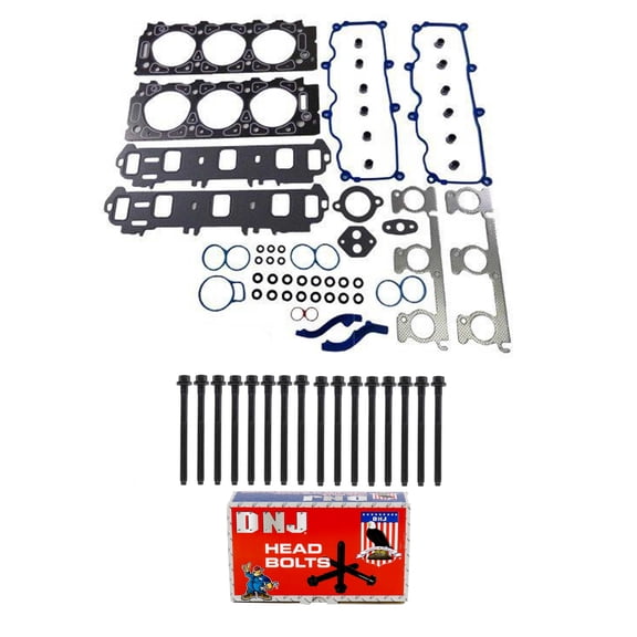 DNJ HGB4146 Cylinder Head Gasket Set Fits Cars & Trucks 02-08 Mazda 3.0L OHV 12V
