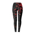 thumbnail image 3 of Afdoent Leggings For Women Casual Pants Valentine Day Heart Printed Sports Leggings Daily Wear Yoga Workout Classic, 3 of 3