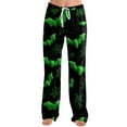 thumbnail image 6 of LHVUOA Womens Halloween Comfy Pajama Pants Fashion Halloween Printed Sleepwear Pant Casual Elastic Waist Pajama Pants, 6 of 6