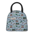 thumbnail image 1 of Fotbe Camping Caravan Bolsa de Almuerzo con Estampado, Lonchera Aislada, Contenedor de Comida Reutilizable Tipo Cooler a Prueba de Fugas, 1 of 6