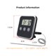 thumbnail image 5 of Termómetro electrónico multifunción medidor de temperatura de alimentos termómetro de carne para el hogar con pantalla LCD de sonda de acero inoxidable Guardung EL009663-00, 5 of 5