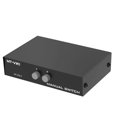 thumbnail image 2 of DB 9Pin Serial Network Sharing Hub, 2 Puertos RS232 Switch Ethernet Switcher Box para Impresoras Hugo Caso de interruptor en serie, 2 of 8