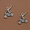 thumbnail image 5 of Milisten 20Pcs Motocross Jewelry Diy Charms Pendants Antique Silver Alloy Motorcycle Shape, 5 of 8