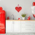 thumbnail image 5 of Valentines Decorations Red Glittery Heart Shaped Wooden Hanging Sign for Home, Wall, Door Hanger Decor, 5 of 6