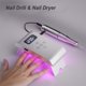thumbnail image 5 of Taladro eléctrico inalámbrico recargable para uñas, lámpara secadora de Gel UV de 35.000 RPM, herramientas de manicura para salón de belleza, novedad, 5 of 5