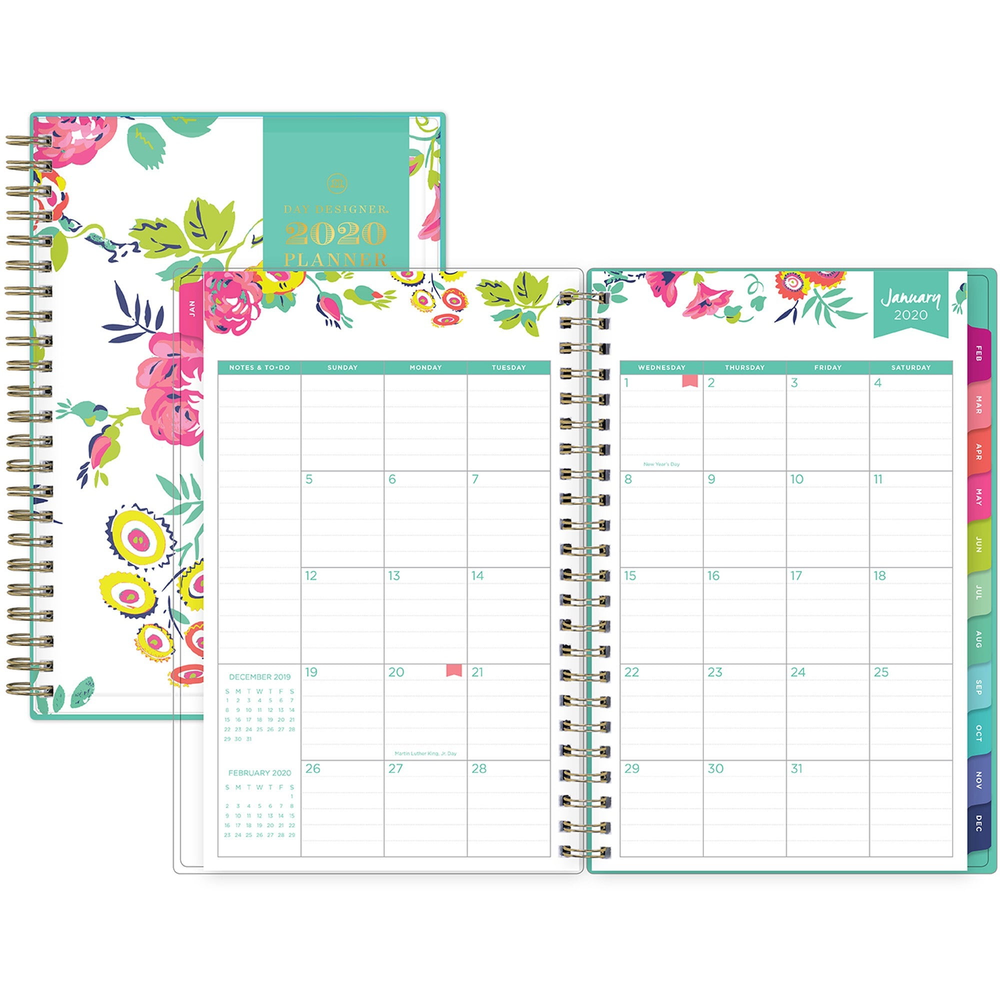 Day designer 2021 weekly monthly planner 8 5 x 11 peyton white 
