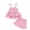Pink, variant on Toddler Baby Girl Clothes Outfits Summer Cute Sleeveless Bowknot Top Shorts Set with Bag for 4-5T
