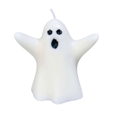 Halloween Cute Ghost Scented Candle Gift Box Fragrant Soy Wax Candle with Floral Notes Decorative Figurine for Party and Home Perfect Birthday Present Style A