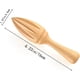 thumbnail image 5 of Exprimidor de limón Kunmingshisd de 2 piezas, exprimidor de cítricos de mano, exprimidor de limón de madera, exprimidor manual de cítricos de madera para uso diario en cocinas domésticas, bares, cafet, 5 of 5