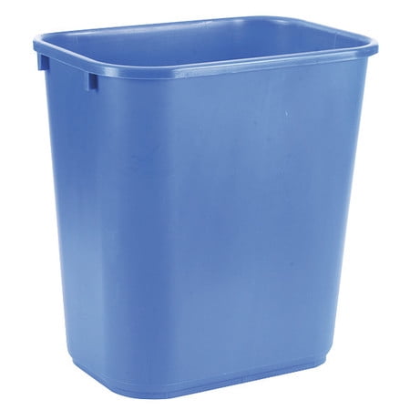 - Tough Guy 4UAU5 Blue LLDPE 7 gal. Desk-side Recycling Container