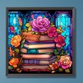 thumbnail image 1 of Diamante pintura 5D DIY taladro redondo completo libro arte vidrieras decoración del hogar JShteea El nuevo, 1 of 9