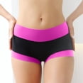 thumbnail image 4 of AWZXDE Culottes Culottes Garçonnes pour Femmes Taille Haute Dames sous Robe Tailles Régulières et Plus Coton Culottes pour Dames Violet, 4 of 6